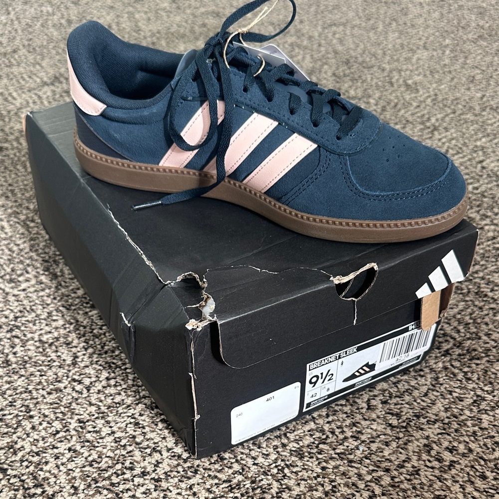 Adidas Blue and Pink adidas sneakers